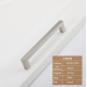 Tay nắm tủ vuông hiện đại bằng hợp kim nhôm cao cấp mã CH8226 Tay nắm tủ vuông hiện đại bằng hợp kim nhôm cao cấp mã CH8226